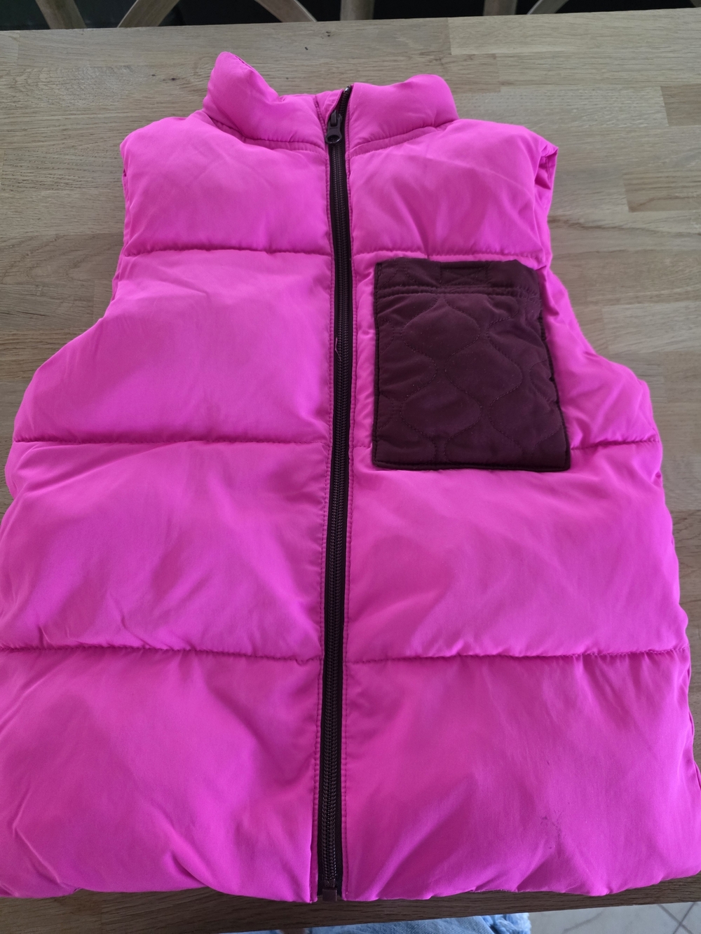 Cat & Jack Girls' Hot Pink Vest Sz Medium 7/8 GUC